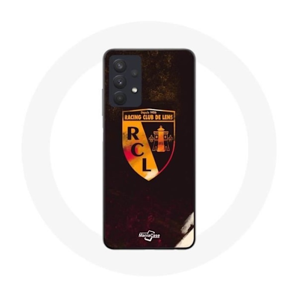 Coque - Maniacase - Samsung Galaxy A32 4G - Souple - Noir - Rcl lins orange på svart bakgrund svart