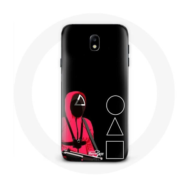 Coque - Samsung - Galaxy S4 - Blød - Sort - Squid Game masker