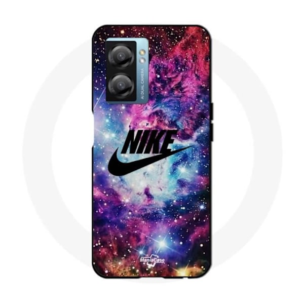 Coque Oppo A77 5G nike-logotyp i stiligt Rose Vif Lila Blå