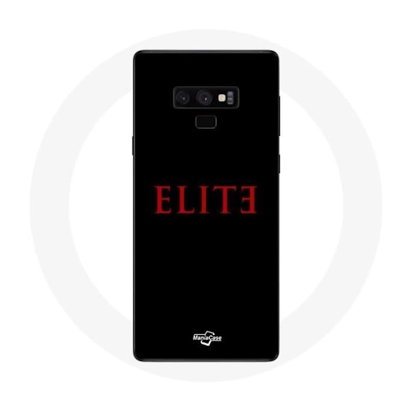 Coque för Samsung Galaxy Note 9 Elite Säsong 5 Logotyp Röd Svart Bakgrund