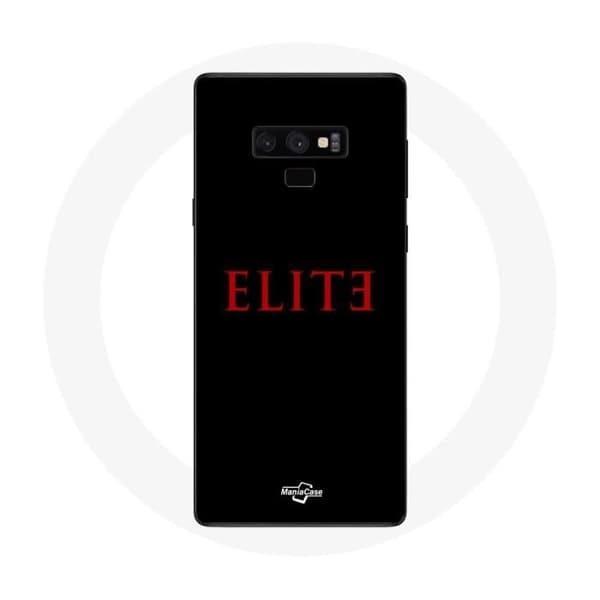 Cover til Samsung Galaxy Note 9 Elite Sæson 5 Logo Rød Sort Baggrund