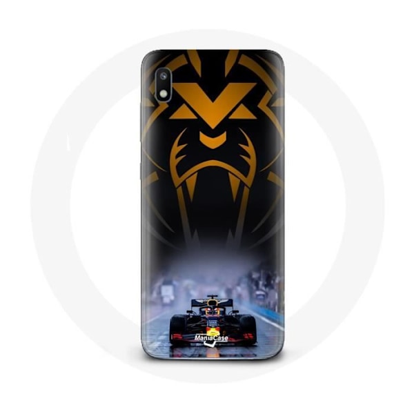 Skal för Samsung Galaxy A10 Formel 1 Sebastian Vettel F1-förare Svart
