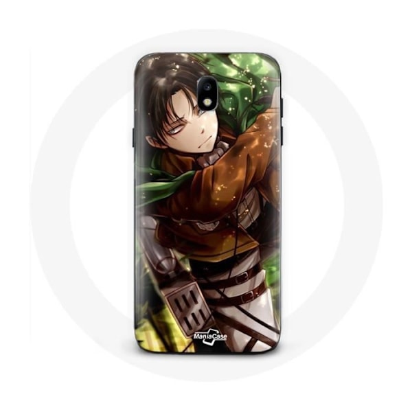 Mudd för Samsung Galaxy J7 2017 Attack on Titan Levi Ackerman