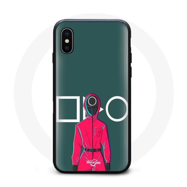 Coque - Squid Game - Iphone XS Max - Mjuk - Grön - Syntetisk
