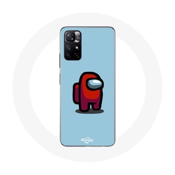 Cover - Xiaomi - Redmi Note 11s 5G - Blød - Among Us Mønster - Blå Farve Blå