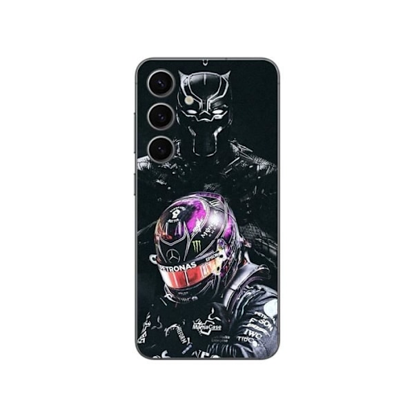 Coque - Maniacase - Samsung Galaxy S24 - Svart - Black Panther - Mjuk Svart