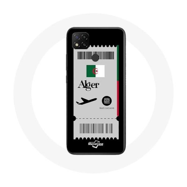Coque - Xiaomi - Redmi 9C - Flygbiljett Algeriet - Mjuk - Syntetiskt skydd