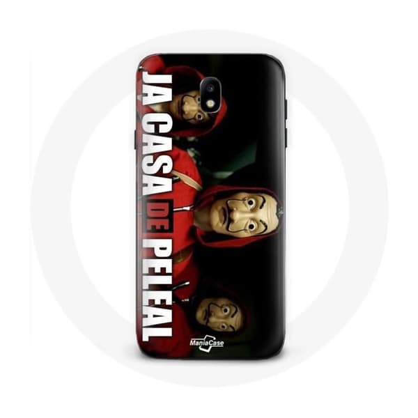 Coque - La casa de papel - Samsung Galaxy J7 2017 - Blød - Sort - Beskyttelse