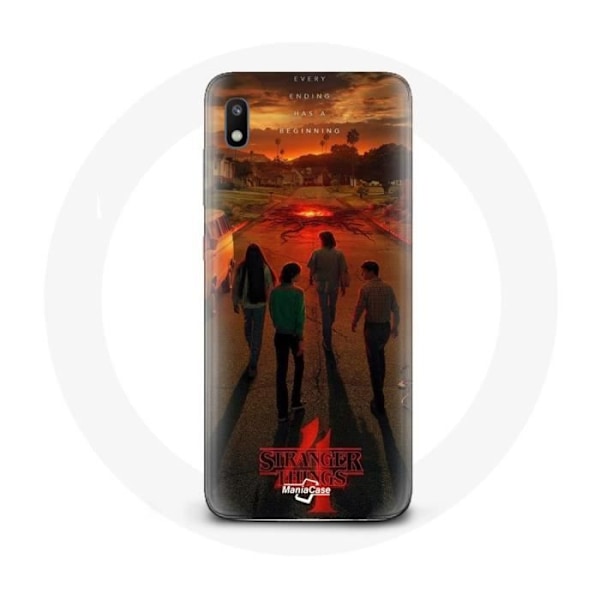 Coque för Samsung Galaxy A10 Stranger Things Säsong 4 Affisch Konst Utrustningar av den Nya Teorin