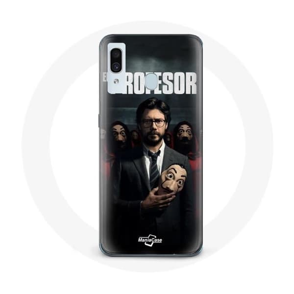 Coque för Samsung Galaxy A40 La Casa De Papel El Profesor