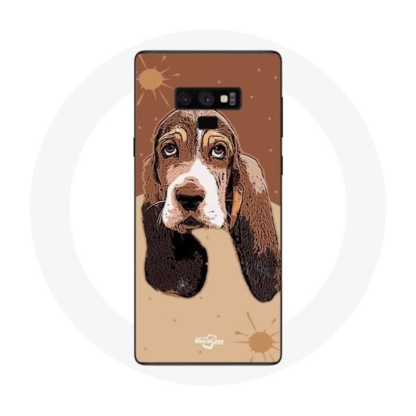 Coque för Samsung Galaxy Note 9 Basset Hound hundansikte