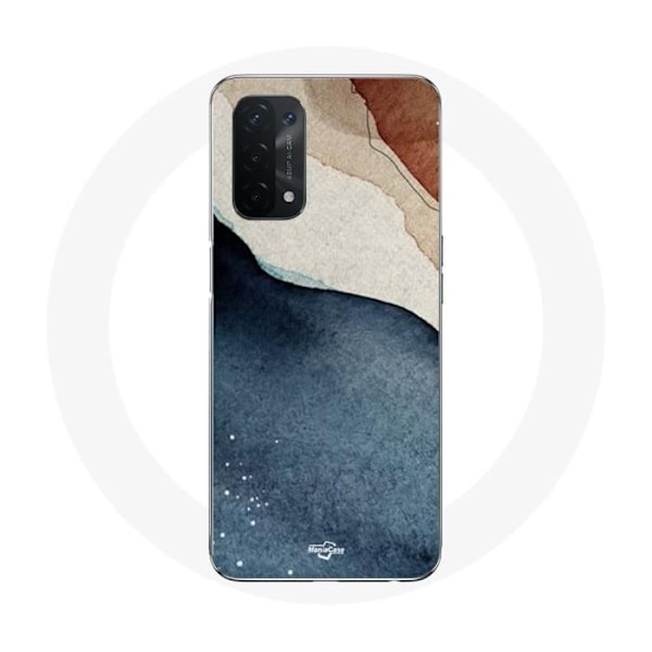 Skal till Oppo A74 med abstrakt textur bakgrund