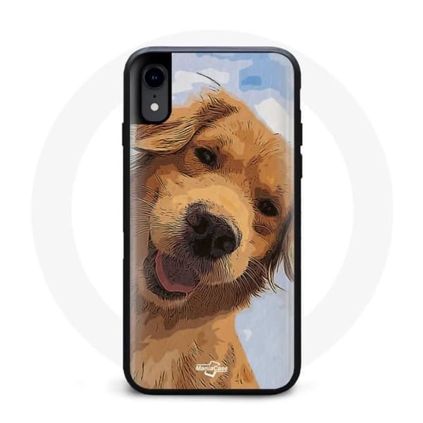 iPhone X Cover Golden Retriever Hund