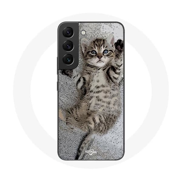 Cover til Samsung Galaxy S22 bengal kat sover