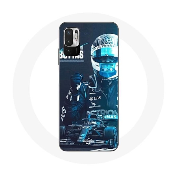 Coque för Xiaomi Redmi Note 10 5G Formule 1 Valtteri Bottas F1-förare Svart