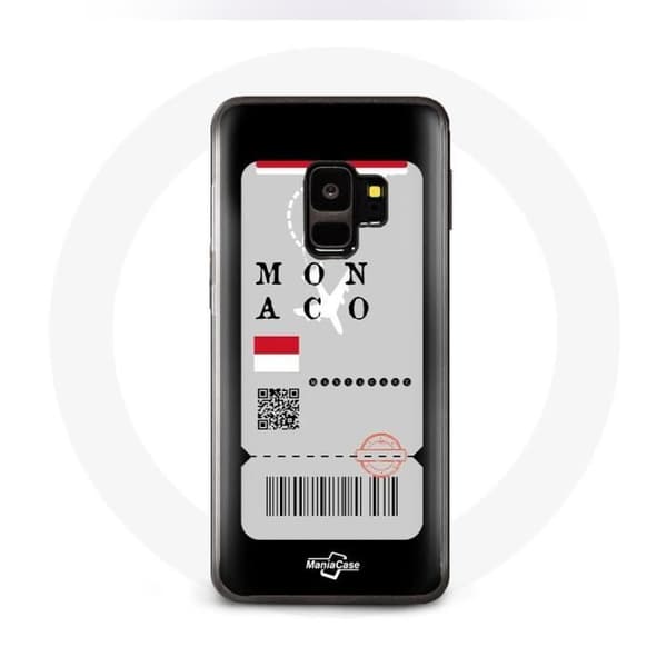 Skal för Samsung Galaxy S9 Plus Flygbiljett Monaco