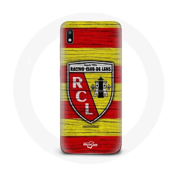 Coque - maniacase - Samsung Galaxy A10 - Gul och röd - Mjuk - Skydd och dekoration Svart
