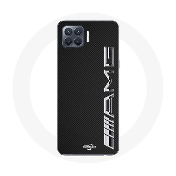 Coque pour Oppo A93 Amg Logo Carbone Texture