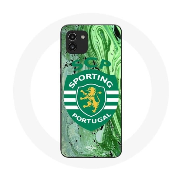 Coque - Maniacase - Samsung Galaxy A03 - Mjuk - Svart - Sporting Portugal Svart