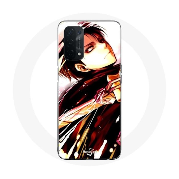 Coque för Oppo A74 5G Anime L'Attaque des Titans Levi Ackerman Teaser