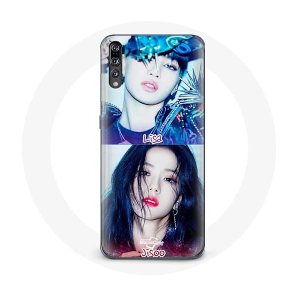 Coque för Huawei P20 Blackpink K-pop grupp Flickor Lisa och Jisoo Lovesick girls poster albumet