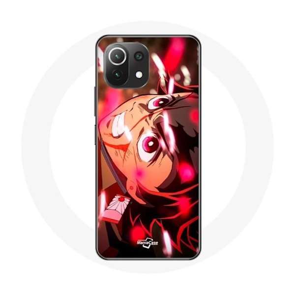 Coque för Xiaomi Mi 11 Lite Tanjiro Demon Slayer Kimetsu no Yaiba i vrede
