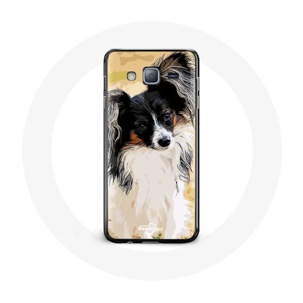 Coque för Samsung Galaxy A3 Kontinental dvärgpudel hundras