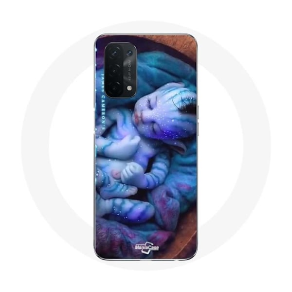 Coque - Maniacase - Oppo A74 5G - Svart - Mjuk - Avatar Neytiri HD svart