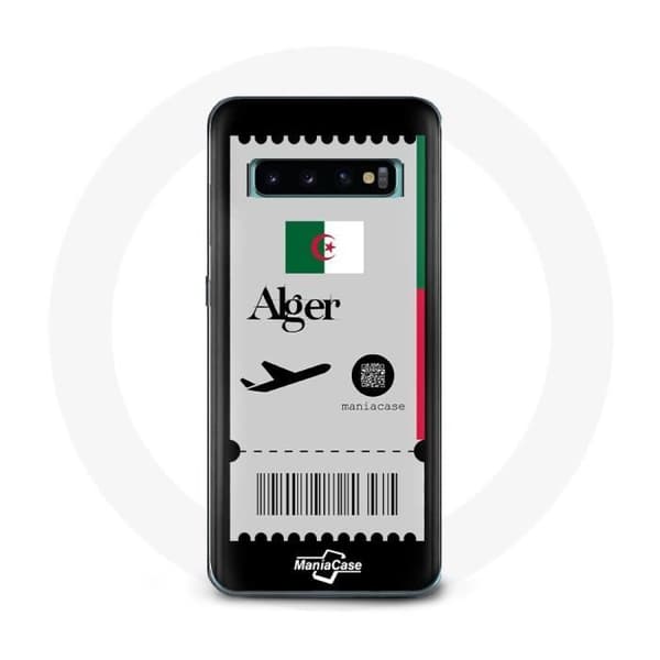 Coque - Samsung - Galaxy S10 - Pehmeä - Musta - Lentolippu