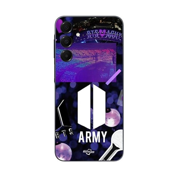 Coque För Samsung Galaxy A15 BTS armélogo Bangtan Subs Maniacase SVART