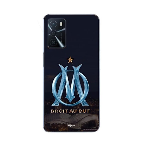 Coque - Maniacase - Oppo A16 - Logo OM - Blå och guld - Mjuk Blått och guld