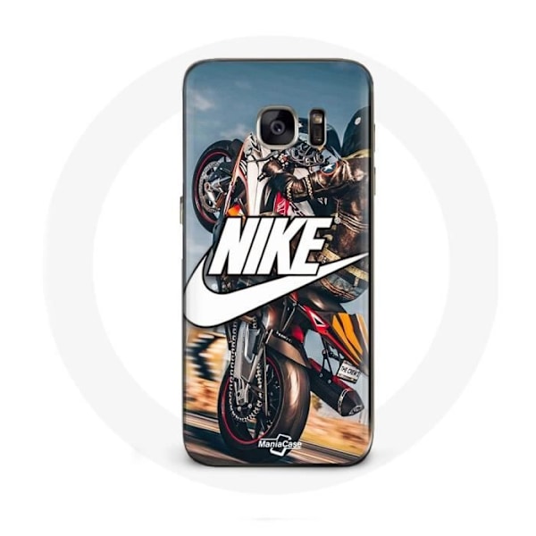 Coque - Nike - Galaxy S7 Edge - Mjuk - Logotyp - Vit Vit