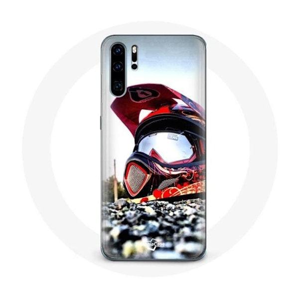 Coque - Maniacase - Huawei P30 - Smidig - Svart - MotoCross Svart