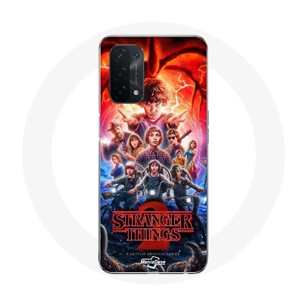 Coque för Oppo A54 5G Stranger Things Affisch Säsong 2