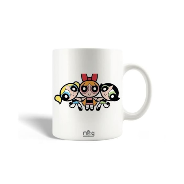 Mugg i Keramik De Super Flickor Vacker Bubblare och Rebellen