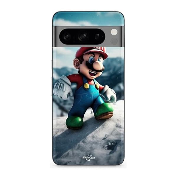 Cover til Google Pixel 8 Pro Super Mario Bros Mario svart