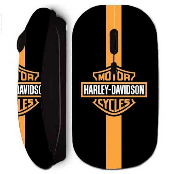 Trådlös mus - Harley Davidson - Svart - Ergonomisk - Optisk - Elegant design
