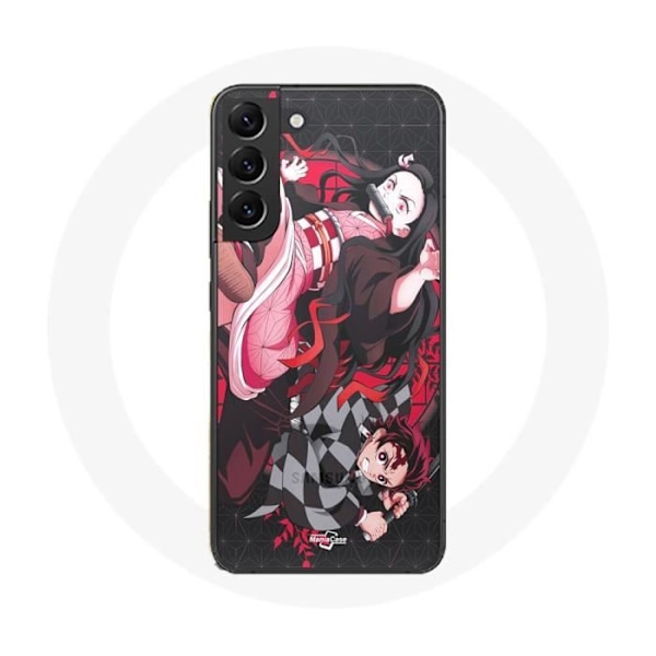 Coque Maniacase för Samsung Galaxy S23 demon slayer tanjiro nezuko attack kamp