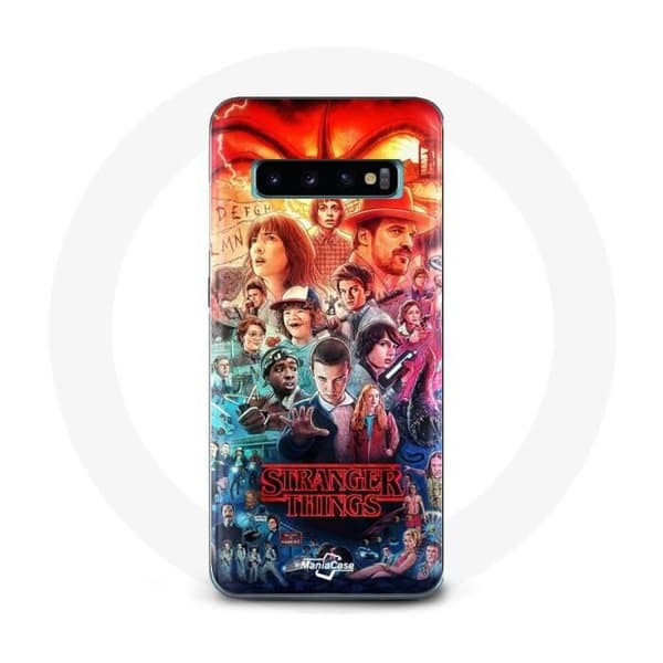 Skyddsskal - Stranger Things - Samsung Galaxy S10 Edge - Plast - Hartser - Mixad