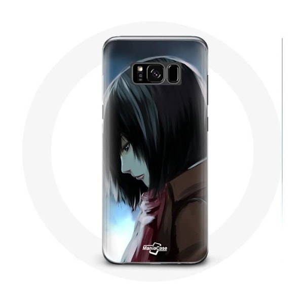 Coque för Samsung Galaxy S8 Plus Mikasa Ackerman Attack on Titan Manga Anime