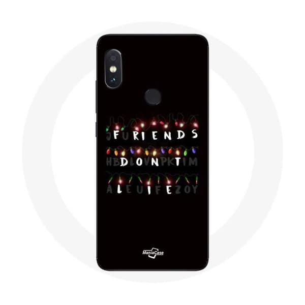 Coque Xiaomi Redmi Note 5 Pro Stranger Things Juliste Friends Don't Lie Hyvää joulua