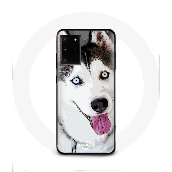 Coque - Husky - Samsung Galaxy S11 Plus - Hvid - Blød - Beskyttelse Vit