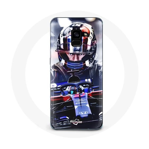 Fodral för Samsung Galaxy A8 Plus Formel 1 Pierre Gasly, fransk F1-förare