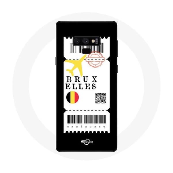 Cover til Samsung Galaxy Note 9 Flybillet Bruxelles Belgien