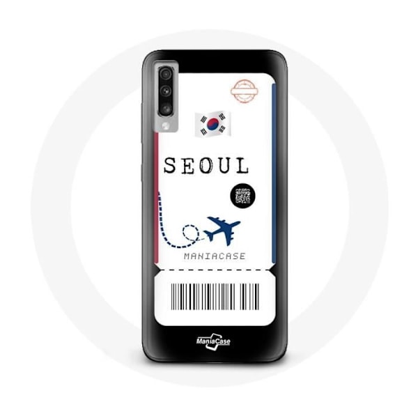 Coque för Samsung Galaxy A50 Flygbiljett Seoul Sydkorea