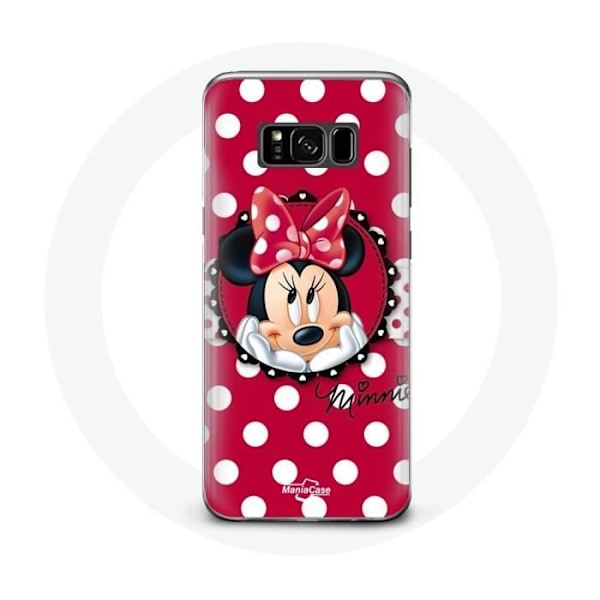 Coque för Samsung Galaxy S8 plus Minnie Mouse Tecknad röd