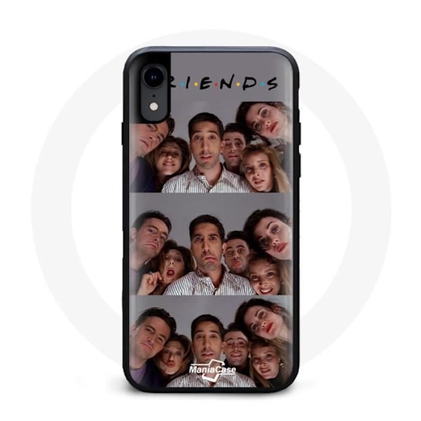Coque - Venner - Iphone XR - Blød - Grå - Unisex