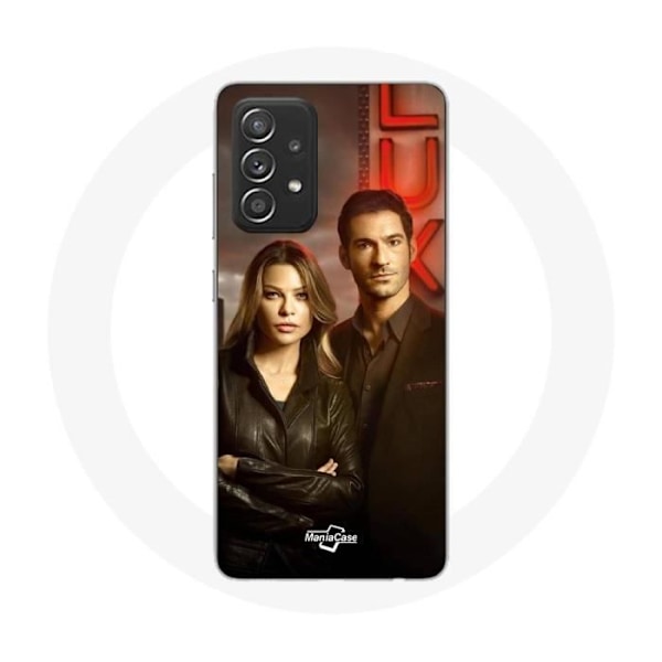 Fodral för Samsung Galaxy A52 Chloe Decker och Lucifer Morningstar