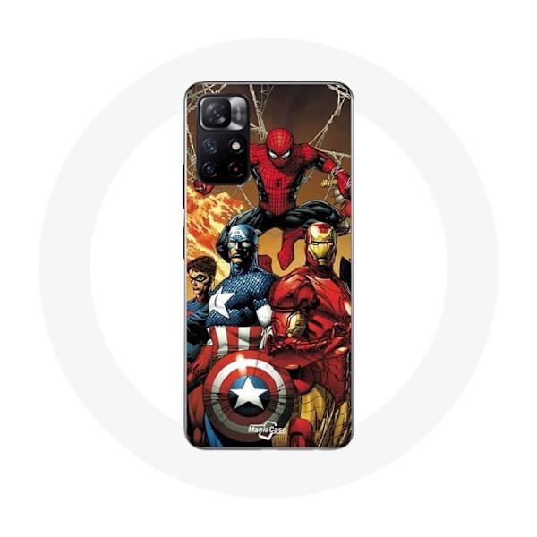 Coque för Xiaomi Redmi Note 11s 5G Avengers invaders Gamla soldater