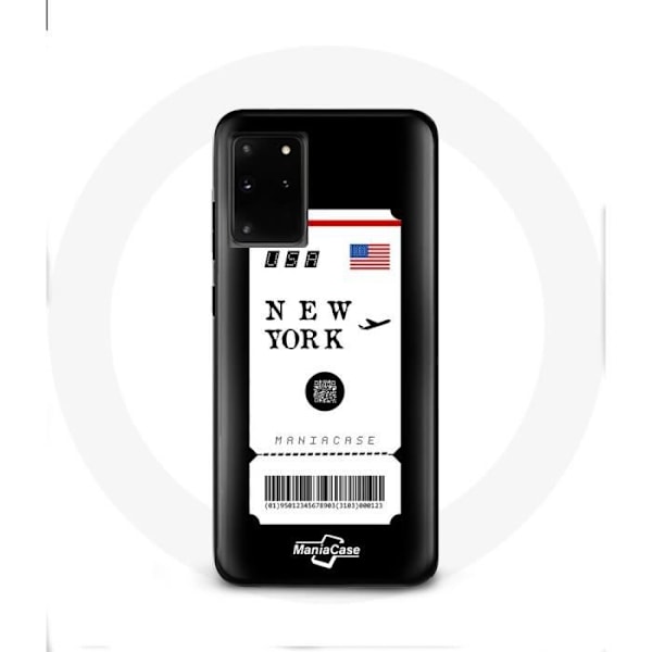 Coque för Samsung Galaxy S11 Plus Flygbiljett New York